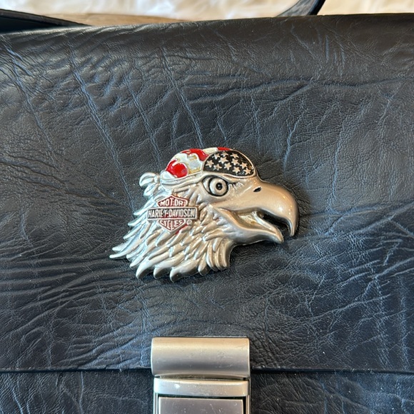 Vintage Harley Davidson leather purse - Picture 2 of 11